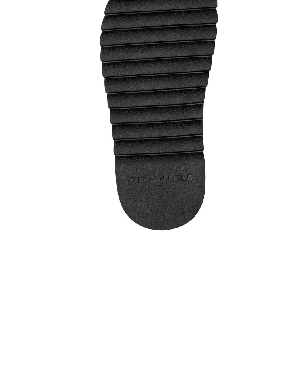 Karl Lagerfeld Black Men's Slide with Chunky Sole